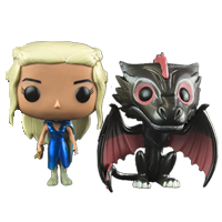 Daenerys and Drogon Metallic Daenerys and Drogon Metallic